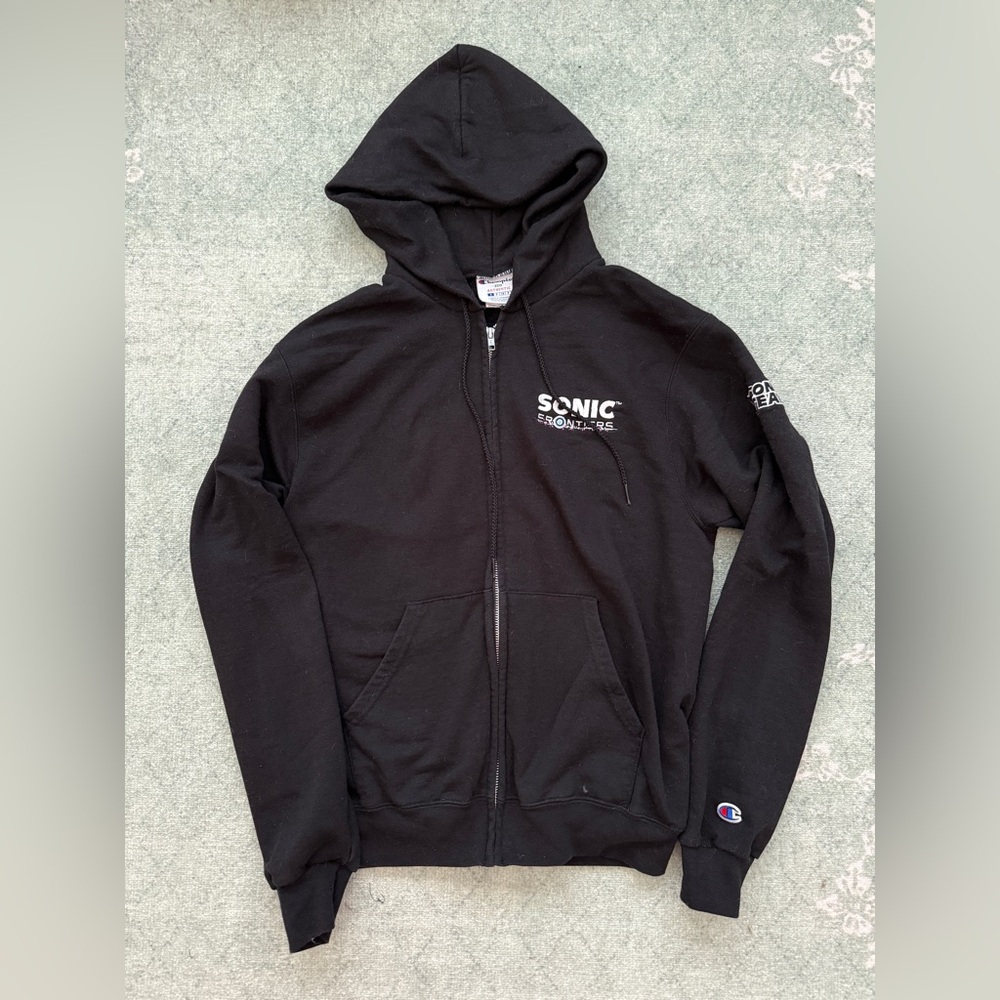 Sonic the Hedgehog Frontiers Hoodie with Zipper